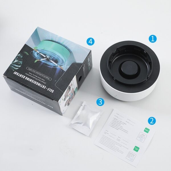 Smoke Removal Air Purification Ashtray Anion Purification Practical Automatic Purifier Ashtray Portable Gadgets For Car Ashtray - Image 6