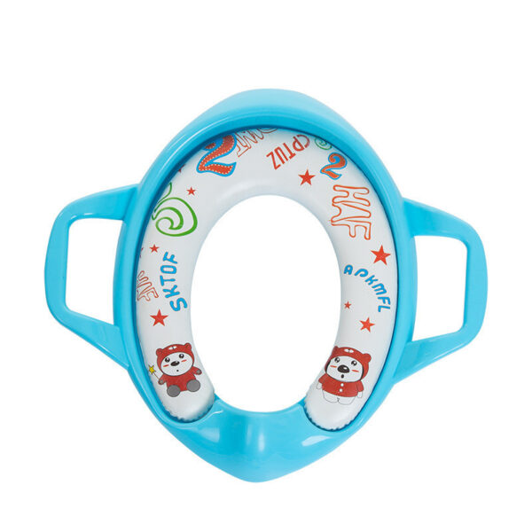 Toilet Seat Baby Seat Toilet Seat Soft Cushion Assist Toilet Seat - Image 3